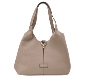 Кожаная женская сумка шоппер Tony Bellucci 0812-219 капучино