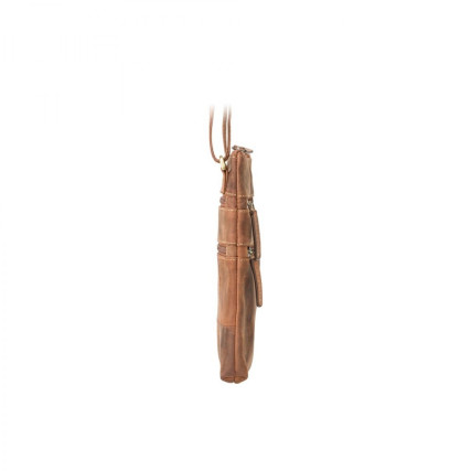 Мужская кожаная сумка Visconti (Великобритания) светло-коричневая 18606 OIL TAN – Фото 3