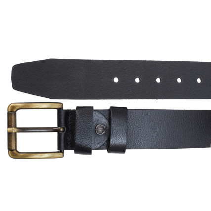 Кожаный ремень GRASS (Турция) 5-215-01 черный – Фото 2