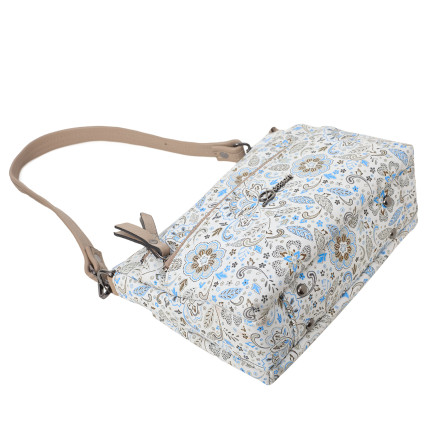 Женская кожаная сумка Desisan с цветочным принтом