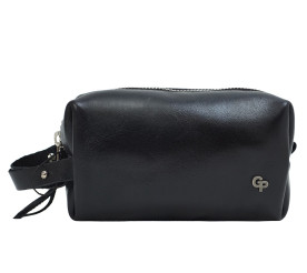 Несессер кожаный черный Grande Pelle
