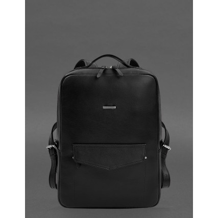 Кожаный рюкзак черный  BlankNote COOPER MAXI – Фото 1