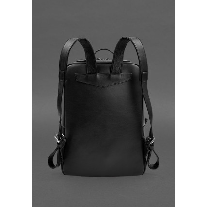 Кожаный рюкзак черный  BlankNote COOPER MAXI – Фото 3