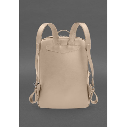 Кожаный светло-бежевый рюкзак BlankNote COOPER MAXI – Фото 3