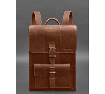 Кожаный коричневый рюкзак BlankNote BRIT