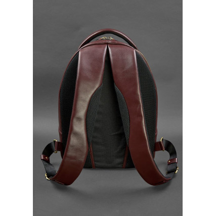 Кожаный бордовый рюкзак BlankNote