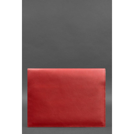 Кожаная папка для документов А4 (на магнитах) BlankNote красная