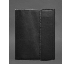 Черная кожаная папка для документов "Семейная" А4 BlankNote