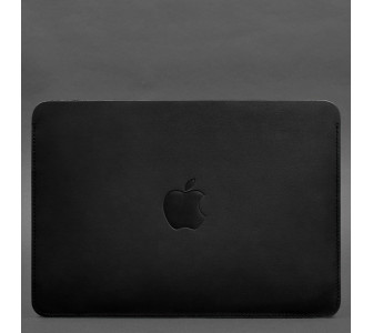 Кожаный черный чехол для MacBook Air 15-inch (2023) BlankNote