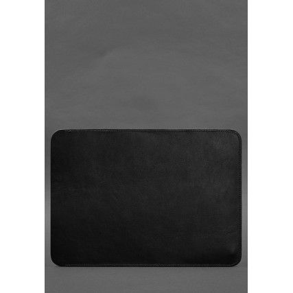 Кожаный черный чехол для MacBook Air 15-inch (2023) BlankNote – Фото 4