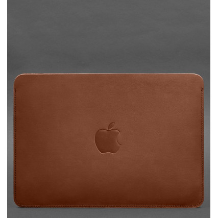 Кожаный чехол для MacBook Air 15-inch (2023) BlankNote светло-коричневый – Фото 1