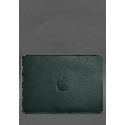 Кожаный чехол для MacBook Air 15-inch (2023) BlankNote зеленый