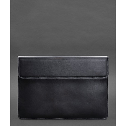 Кожаный чехол-конверт на магнитах для MacBook 13'' синий