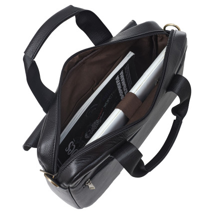 Кожаный портфель Buffalo Bags – Фото 7