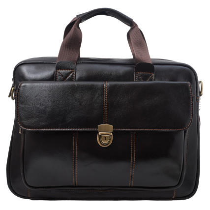 Кожаный портфель Buffalo Bags – Фото 1