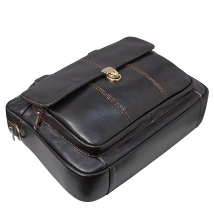 Кожаный портфель Buffalo Bags – Фото 5