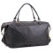 Черная кожаная дорожная сумка саквояж Sak-004black