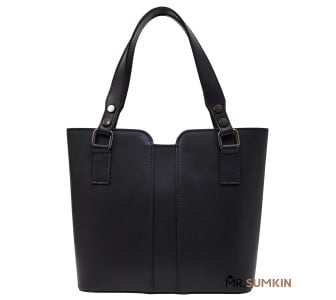 Кожаная черная женская сумка Virginia Conti (Италия) 