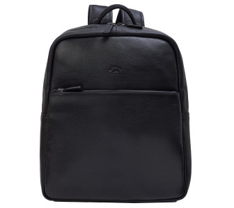 Кожаный черный гладкий рюкзак Katana (Франция)