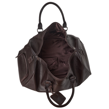 Сумка дорожная кожаная Buffalo Bags коричневая – Фото 5
