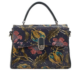 Женская кожаная сумка Desisan с цветами