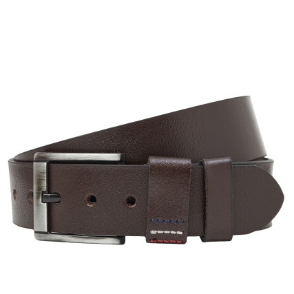 Кожаный ремень Y.S.K коричневый 5-724-2 – Фото 1