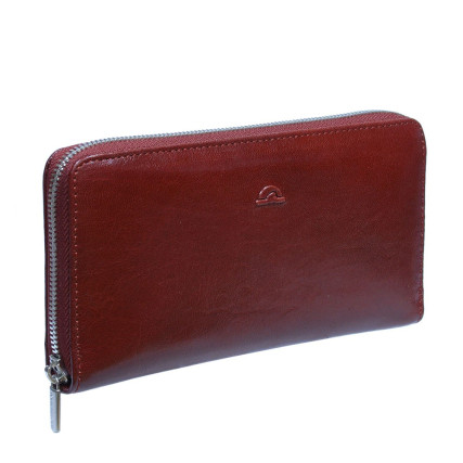 Красный женский кожаный кошелек TONY PEROTTI (Италия) – Фото 2