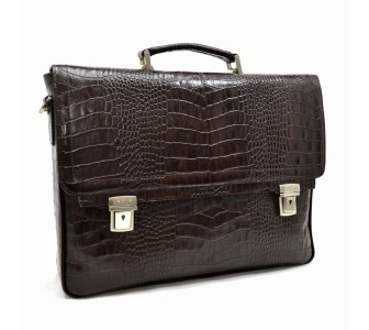 Кожаный портфель Karya мужской коричневый 0146-57