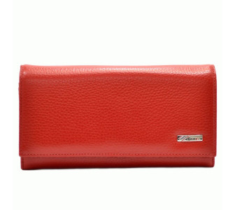 Красный женский кожаный кошелек Desisan