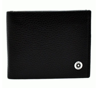 Кожаный мужской кошелек Karya черный Кожаный мужской кошелек Karya черный