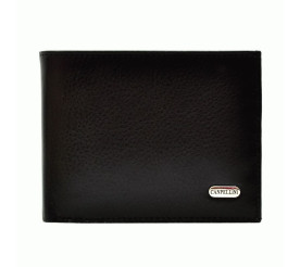 Кожаный мужской кошелек Canpellini черный
