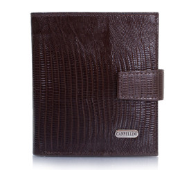 Кожаный мужской кошелек Canpellini коричневый