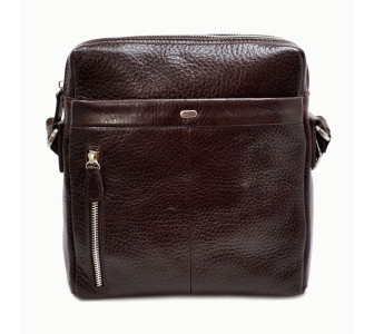 Мужская кожаная сумка DESISAN 1322-019 коричневая