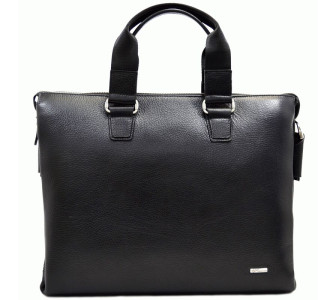 Мужской кожаный портфель Desisan черный 1341-01