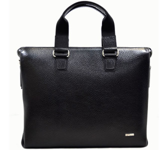 Мужской кожаный портфель Desisan черный 1341-011