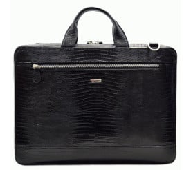 Мужской кожаный портфель Desisan черный 1347-143