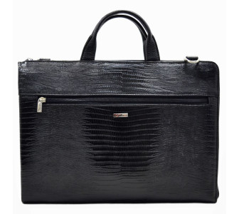 Мужской кожаный портфель Desisan черный 1349-143