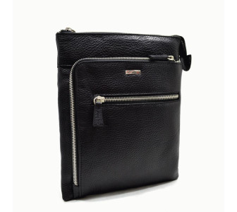 Мужская кожаная сумка DESISAN черная 1459-011