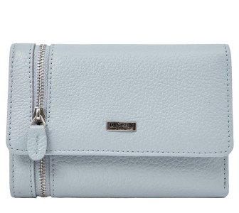 Женский кожаный кошелек Desisan голубой