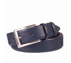 Ремень из оленьей кожи SERGIO TORRI синий