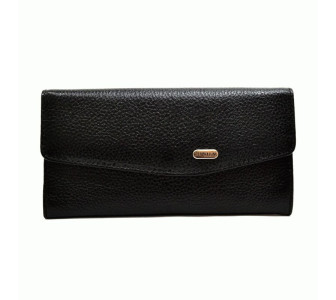 Женский кожаный кошелек Canpellini черный