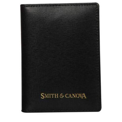 Картхолдер Smith &amp; Canova кожаный черный 28644 BLK – Фото 1