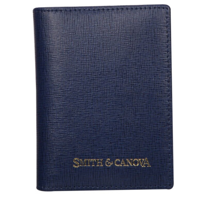 Картхолдер Smith &amp; Canova кожаный синий 28644 BLUE – Фото 1