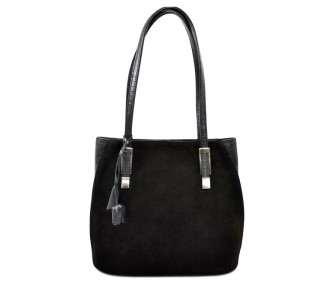 Кожаная женская сумка Desisan черная 2937-211 Кожаная женская сумка Desisan черная 2937-211