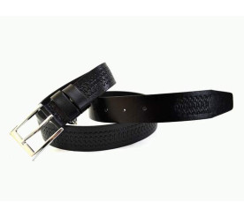 Кожаный ремень Y.S.K. черный 3,5-3005-1