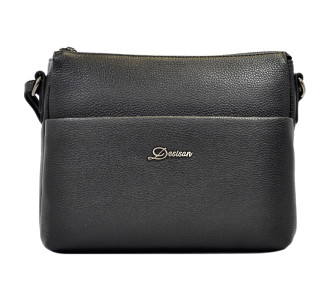 Женская кожаная сумка Desisan 3015-011 черная 