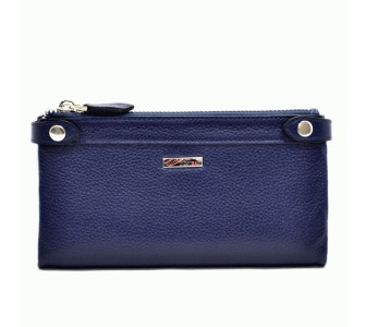 Женский кожаный кошелек Desisan синий