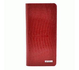 Женский кожаный кошелек Desisan красный