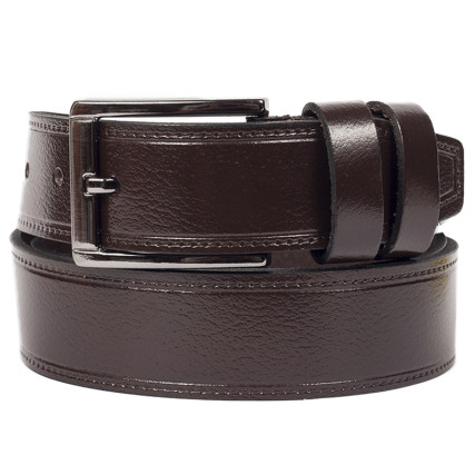 Кожаный ремень GRASS коричневый 3,5-2028-02 – Фото 1