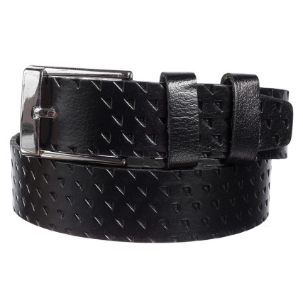 Кожаный ремень Y.S.K черный 3,5-2050-1 – Фото 1